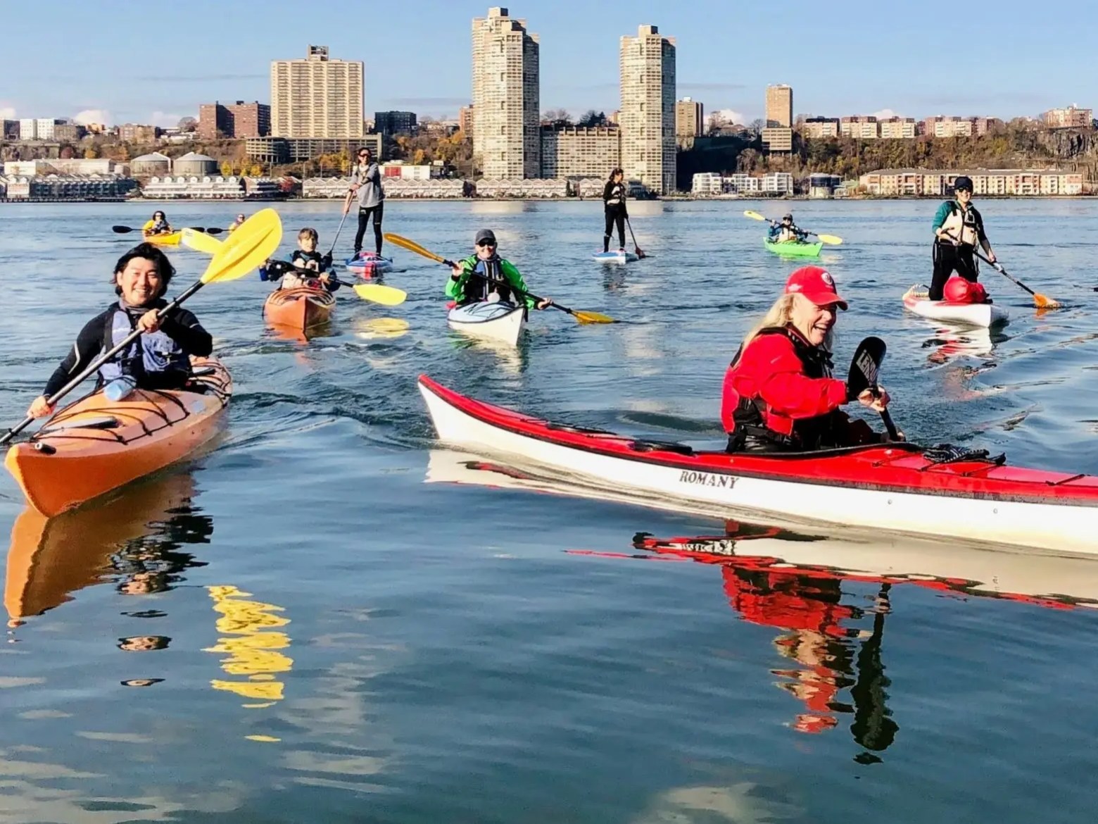 Kayaking in NYC on the Hudson River