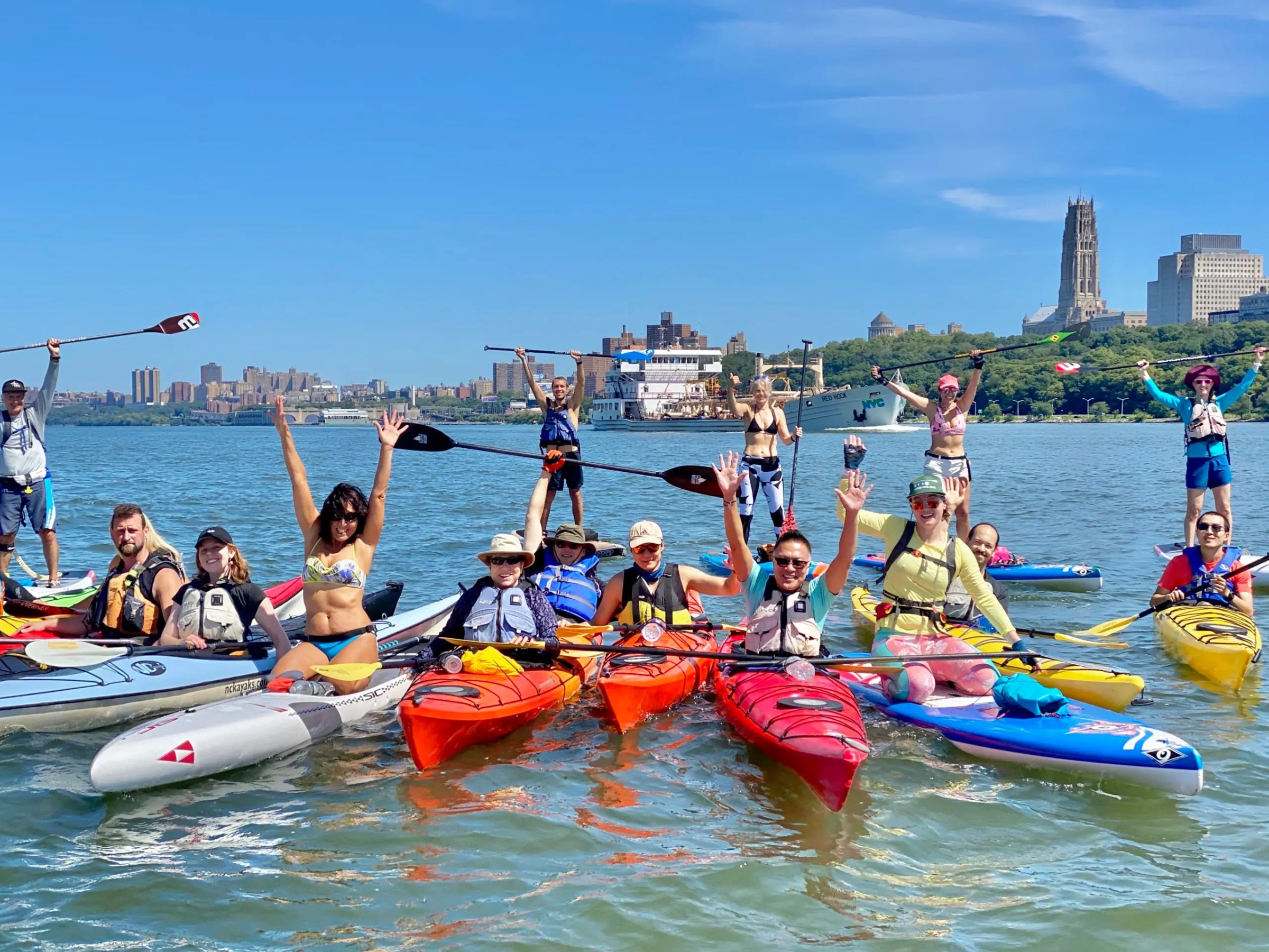 Kayaking in NYC with a community on the Hudson River