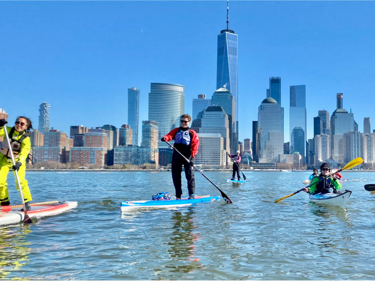 kayaking and paddleboard in the winter
