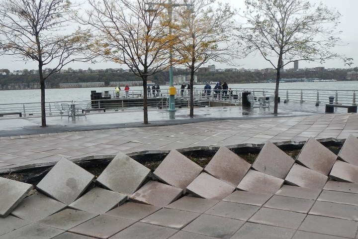 a close up of a bench