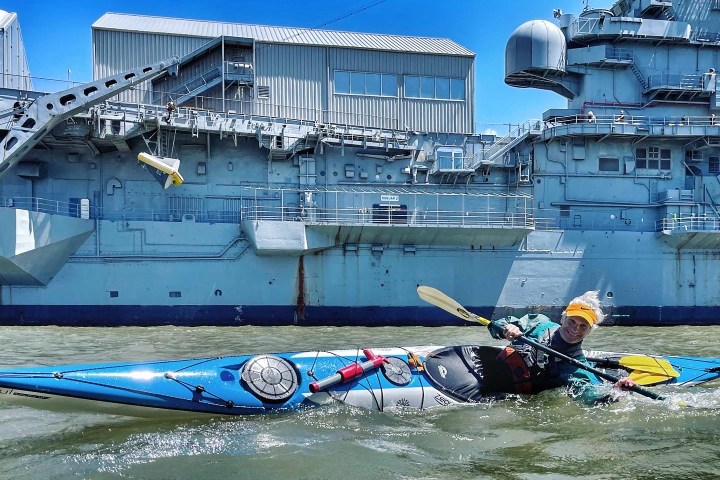 a large ship in a body of water