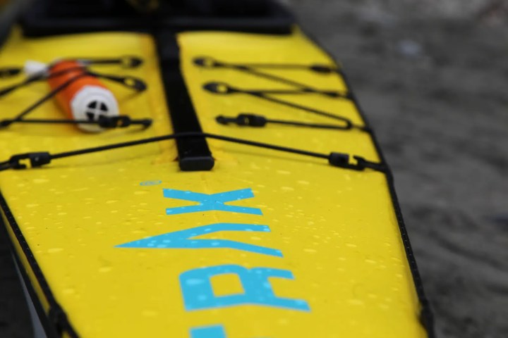 Yellow Signature TRAK 2.0 kayak deck.